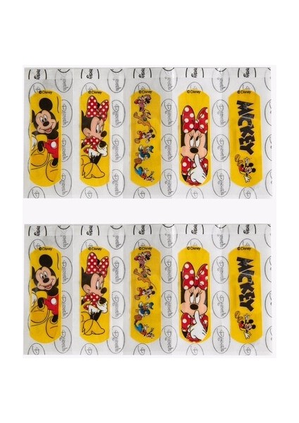 Mickey Mouse Yara Bandı Çocuk 10'Lu