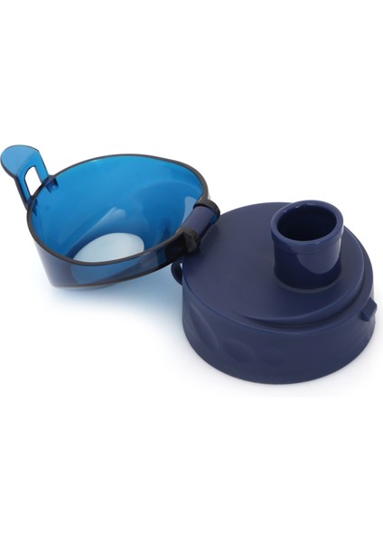 Pivot Switch Royal Blue Bpa Içermez 650 ml Tritan Kırılmaz Suluk-su Matarası - Yedek Kapak Hediyeli