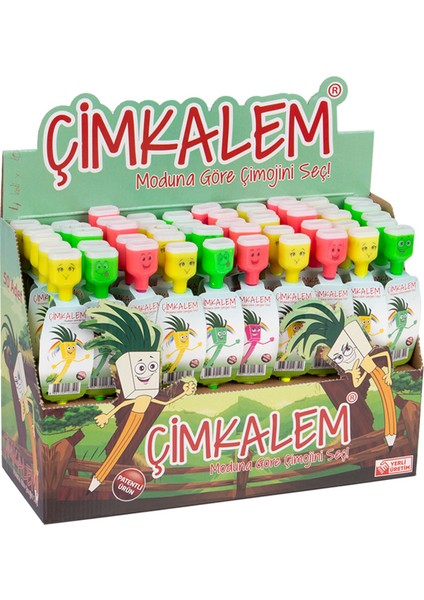 Çimkalem Çim Başlıklı Kurşun Kalem Fosforlu 50 Adet