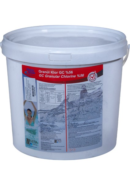 Gc 5 Kg Chlor Stabilize Diklor Granül %56 Aktif Klor - Granular Chlorine