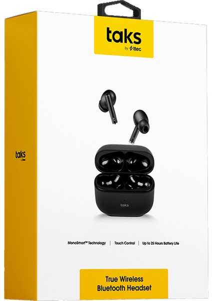T20 Kablosuz Tws Bluetooth Kulaklık Siyah