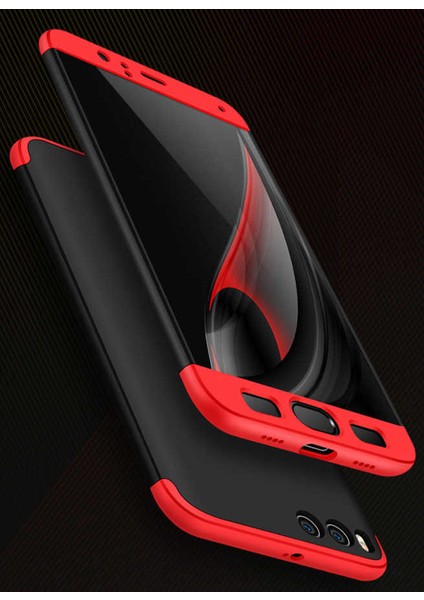 Xiaomi Mi 6 Kılıf 360 Tam Koruma Ön ve Arka Sert Mika Kapak Orjinal Ays Gkk Kapak