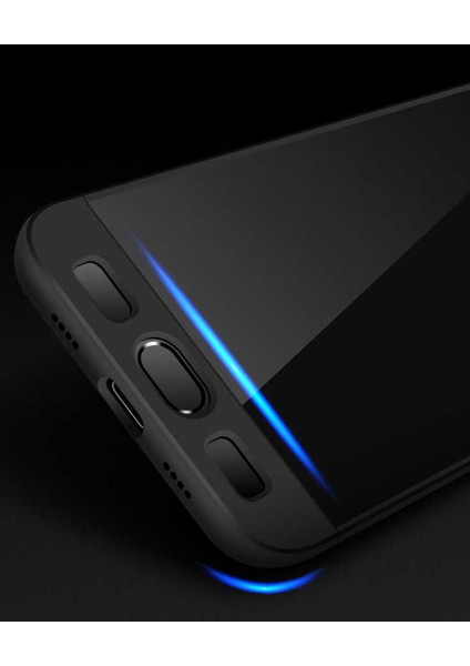 Xiaomi Mi 6 Kılıf 360 Tam Koruma Ön ve Arka Sert Mika Kapak Orjinal Ays Gkk Kapak