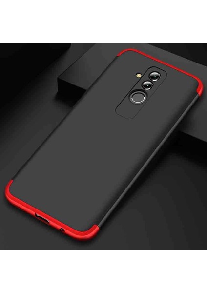 Huawei Mate 20 Lite Kılıf 360 Tam Koruma Ön ve Arka Sert Mika Kapak Orjinal Ays Gkk Kapak