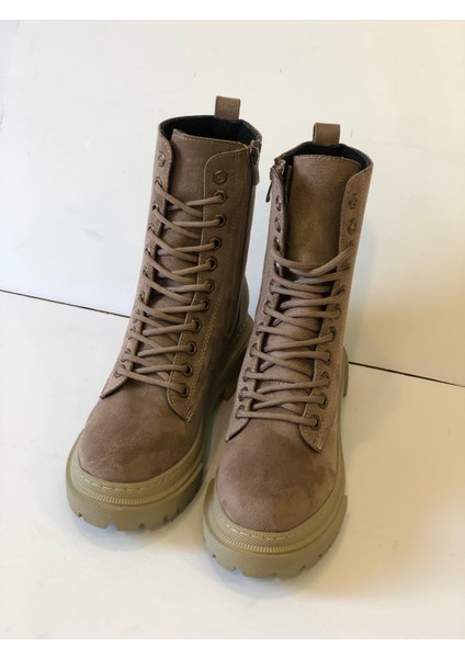 Kafkaslar Orta Boy Hafif Taban Dikişli Düz Bayan Postal Bot modelleri