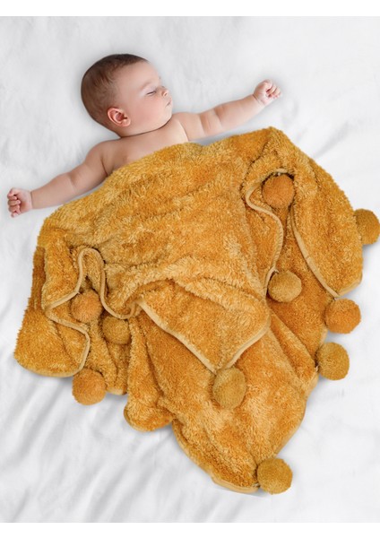 Pabtex Bebek/çocuk Battaniyesi %100 Yerli