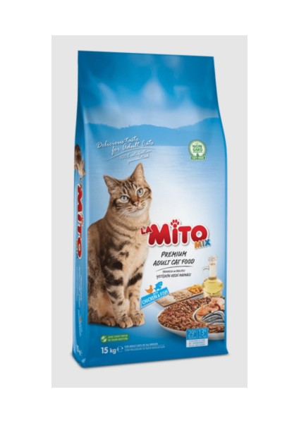 Mix Kedi Maması 15 Kg.
