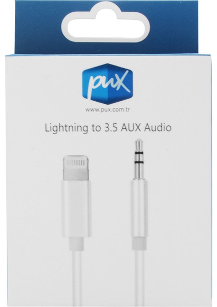 Lightning To 3.5 Aux Audio Beyaz