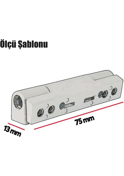 Pvc Pimapen Pencere Menteşesi Metal 75 mm Siyah modelleri