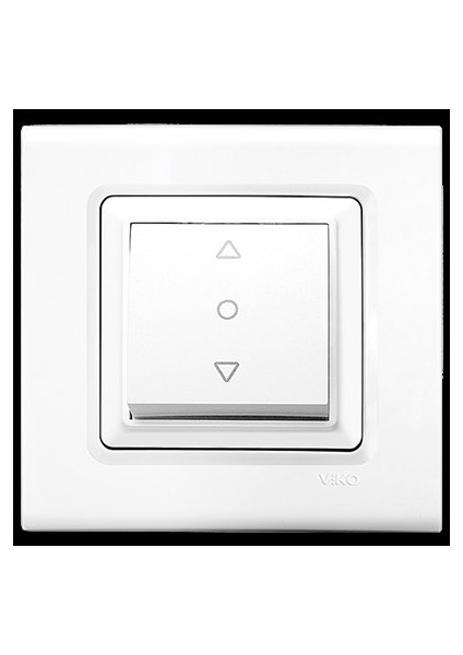 Linnera Beyaz Tek Düğmeli Jaluzi