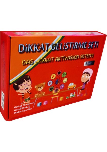 Dikkat Geliştirme Seti 6 Yaş ( 5 kitap) - Çetin Özbey