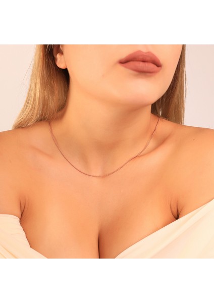 925 Ayar Gümüş Top Zincir Kolye
