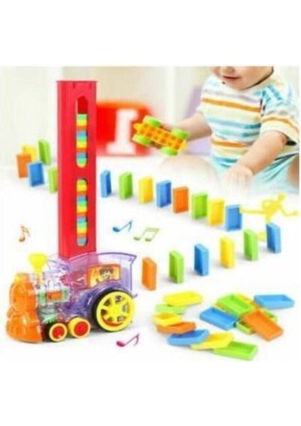 Happy Toys Domino Treni / Domino Dizmek Artık Çocuk Oyuncağı