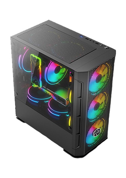 NTS30 İ5-10400F 16GB 256GB Ssd+1tb HDD RX550 4gb Oyuncu Masaüstü Bilgisayarı
