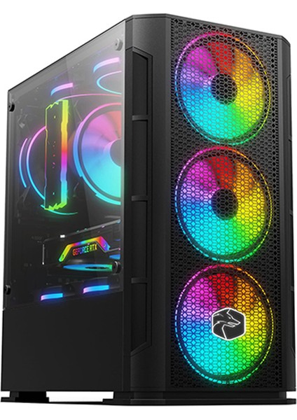 NTS30 İ5-10400F 16GB 256GB Ssd+1tb HDD RX550 4gb Oyuncu Masaüstü Bilgisayarı