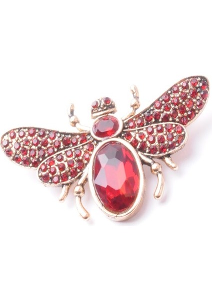 Broş Fıgurlu Otantık Desenli Bronz Kristal Taşli fiyatları