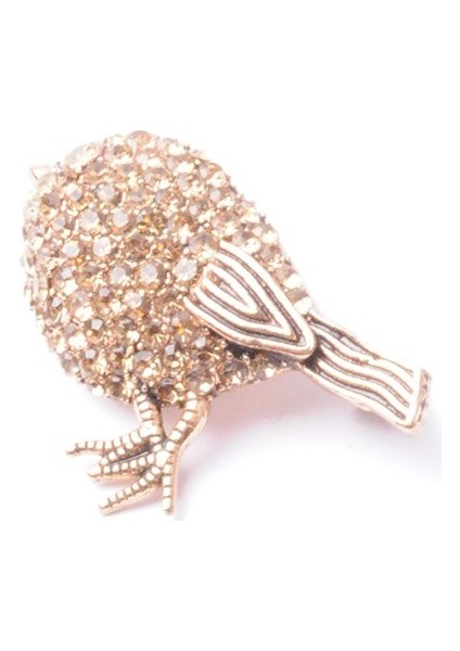 Broş Fıgurlu Otantık Desenli Bronz Kristal Taşli fiyatları