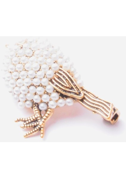 Broş Fıgurlu Otantık Desenli Bronz Kristal Taşli fiyatları