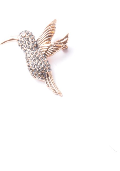 Broş Fıgurlu Otantık Desenli Bronz Kristal Taşli fiyatları
