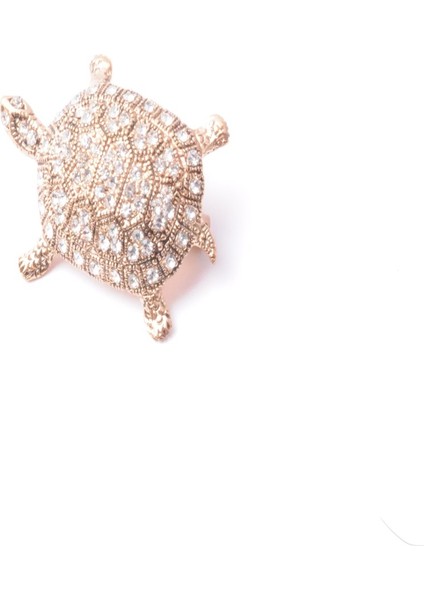 Broş Fıgurlu Otantık Desenli Bronz Kristal Taşli fiyatları