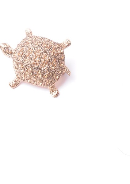 Broş Fıgurlu Otantık Desenli Bronz Kristal Taşli fiyatları