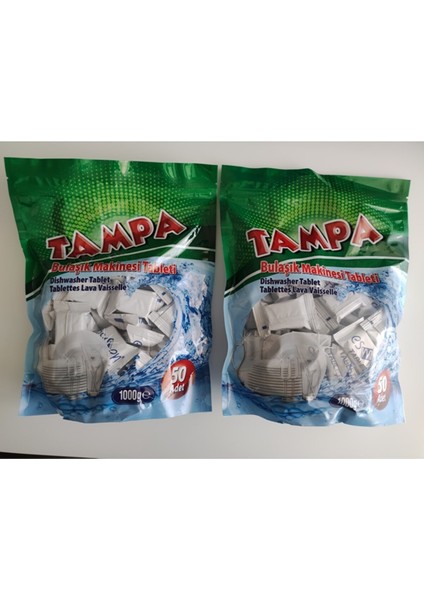Tampa Bulaşık Makinesi Tableti 2X50=100 Adet