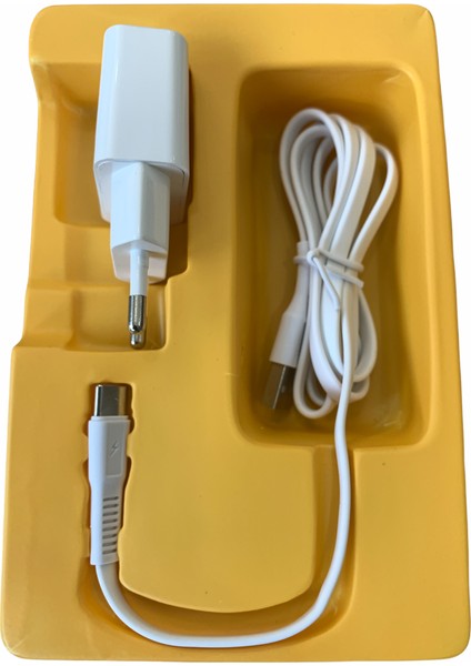 Tüm Cep Telefonları Için Type C Type-C Duvar Şarj ve Data Kablosu 2 Amper + Kablo + Başlık 2li Set