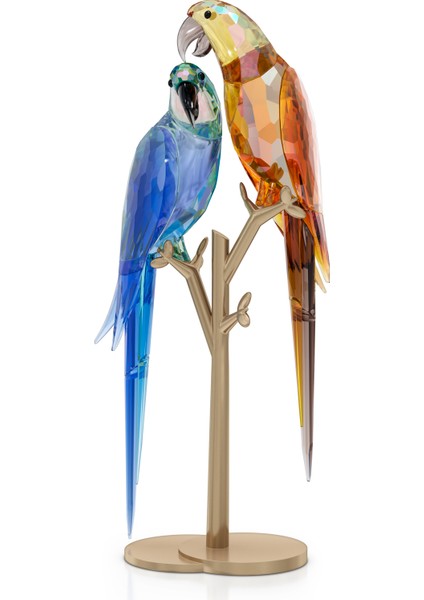 5619218 Swarovski Biblo Jungle Beats:parrot Couple
