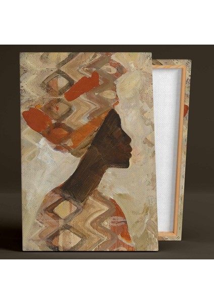 Afrikalı Kadın Poster Etnik Kıyafet Kanvas Tablo fiyatları