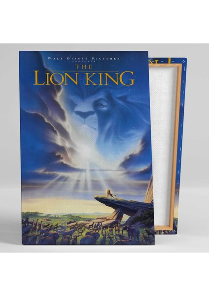 Aslan Kral Filmi Lion King Orjinal Afişi Efsane Animasyon Filmi Kanvas Tablo