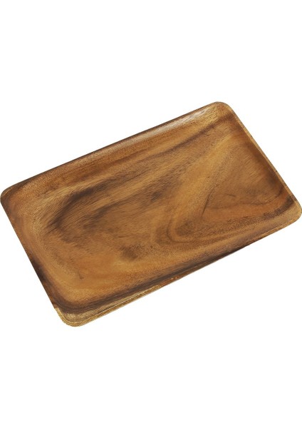 Akasya Ağacı WD-6330 El Yapımı Dikdörtgen Tepsisi 40,5X25,5CM