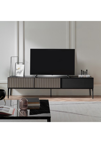 Riga Ayaklı Tv Sehpası - Ceviz