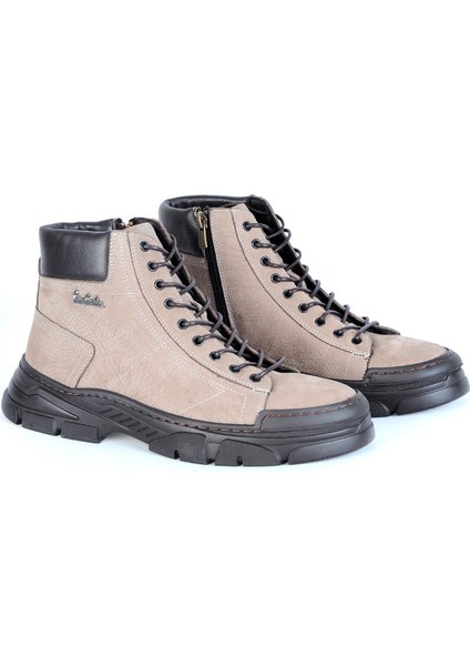 411268 Exclusıve Nubuk %100 Deri Erkek Bot