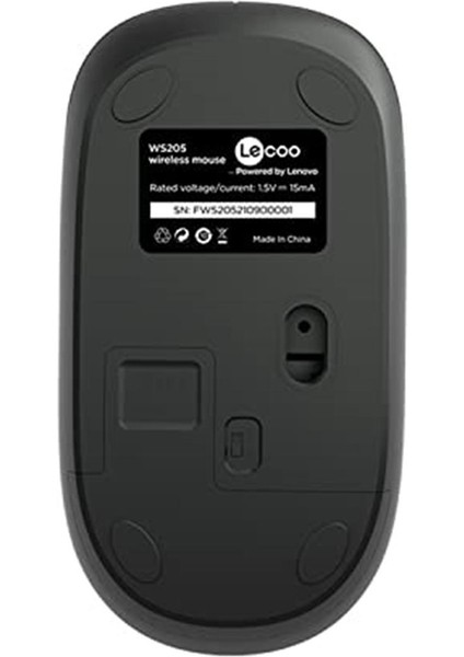 Lenovo Lecoo WS205 Kablosuz 1600DPI 4 Tuşlu Optik Mouse Siyah indirimleri