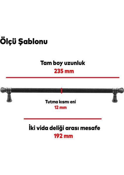 Çekmece Dolap Kapak Kulpu Kulbu 192 mm Gold Metal Kulp modelleri