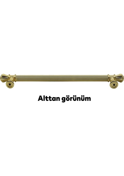 Çekmece Dolap Kapak Kulpu Kulbu 192 mm Gold Metal Kulp indirimleri