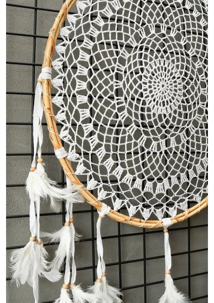El Yapımı Örgülü Damla Rüya Kapanı/dream Catcher 55*47CM fiyatları
