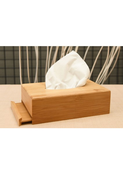 Bambu Kutu Peçetelik 19* 12,3* 6,3cm