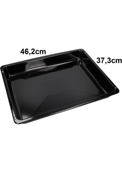 Beko Fırın Tepsisi 46,2 x 37,3 cm Ankastre Emaye Derin Gri Tepsi 219440107
