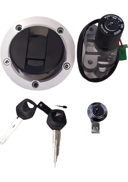 Suzukı Inazuma GW250 Depo Kontak Sele Kilidi Takımı 37101-48861-000 Orijinal Ürün