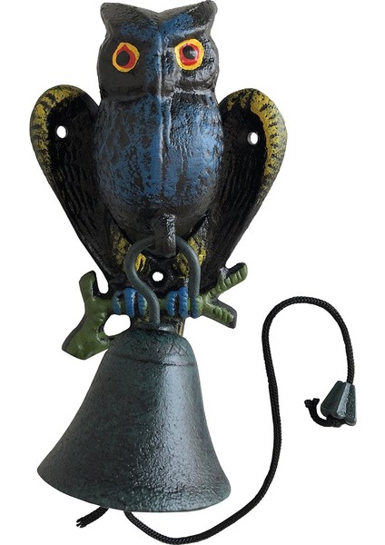 Metal Mavi Baykuş Çan