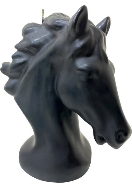 At Kafası Tasarım Mum 22CM