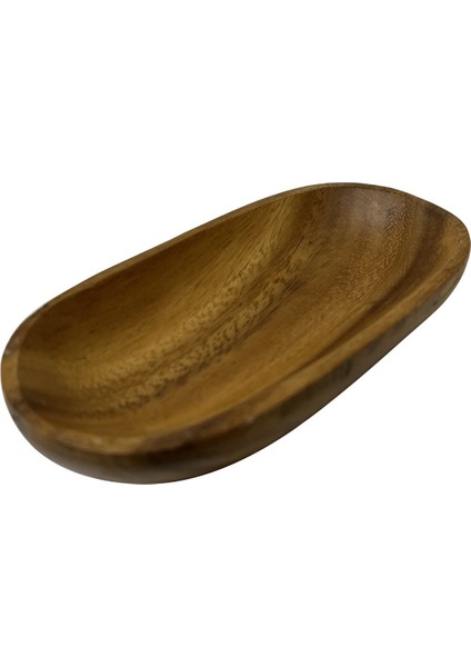 Akasya Ağacı El Yapımı WD6156 Oval Çerezlik 15,5*7,5cm