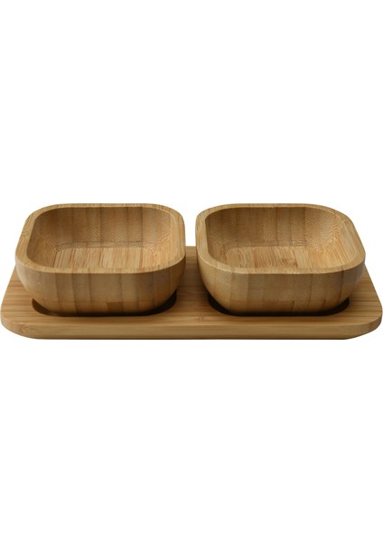 Bambu Neto Küçük Boy Çerezlik 3 Parça 22,5*10,8*4,7cm