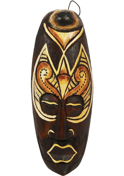 Ahşap Işlemeli Mask 20 cm