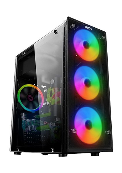 Panzer Pro X12 Ryzen 5 5600X 8gb 256GB M.2 Ssd+1tb RTX3050 8gb Oyuncu Bilgisayarı