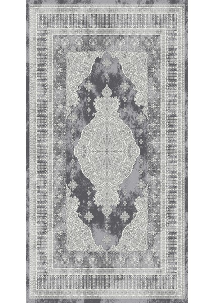 yolluk Koridor Gri Dijital Baskı Kaymaz Yuvarlak Oval Kesme Ince Yıkanabilir Halı fiyatları