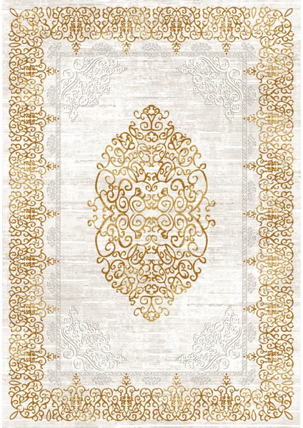 yolluk Koridor Altın Gri Dijital Baskı Kaymaz Yuvarlak Oval Kesme Ince Yıkanabilir Halı fiyatları