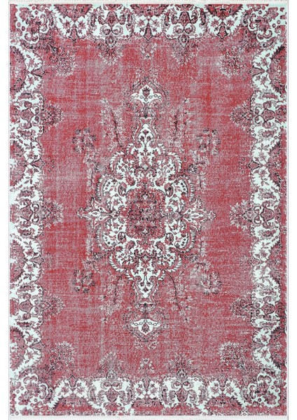 yolluk Koridor Bordo Dijital Baskı Kaymaz Yuvarlak Oval Kesme Ince Yıkanabilir Halı