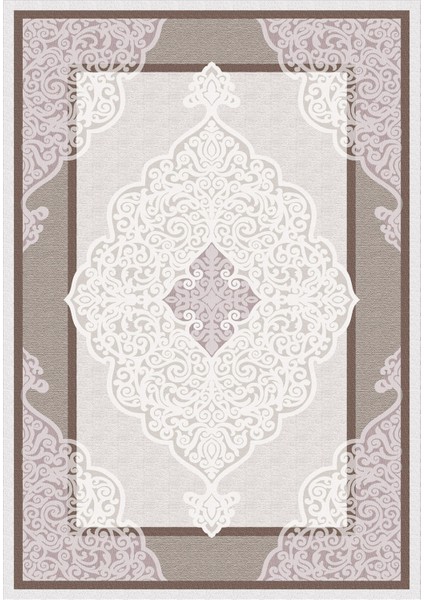 yolluk Koridor Ekru Kahverengi Dijital Baskı Kaymaz Yuvarlak Oval Kesme Ince Yıkanabilir Halı fiyatları